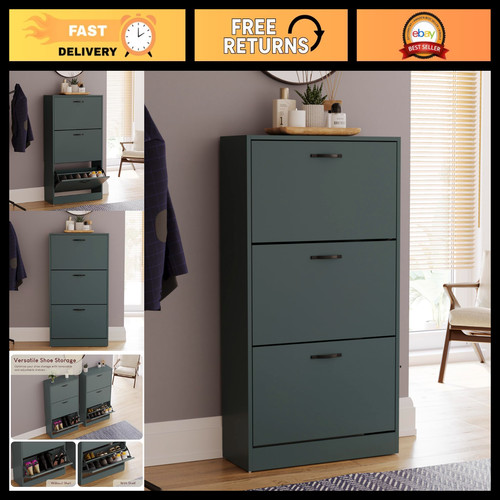 Shoe storage cabinet with - storage,