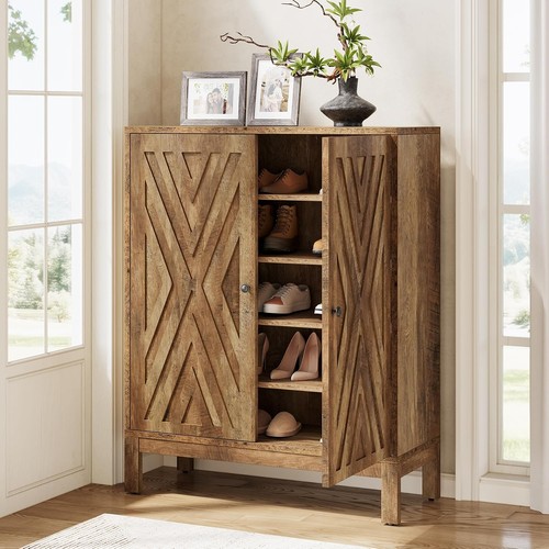 Tier shoe cabinet farmhouse - 5-tier,