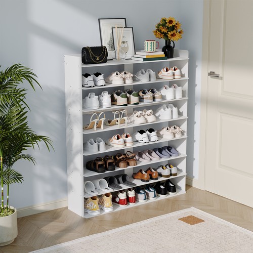 Tier wooden hallway shoe - 8,