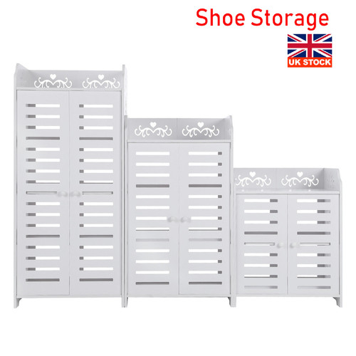 5tier white hallway shoe - white,