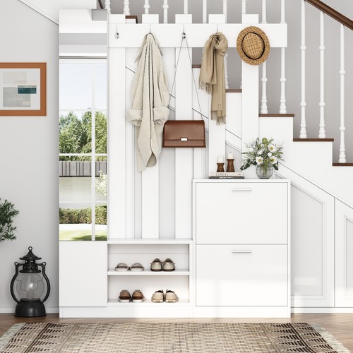 Hallway storage unit - hallway,