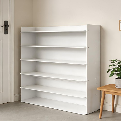 Tier white wooden - white, shoe