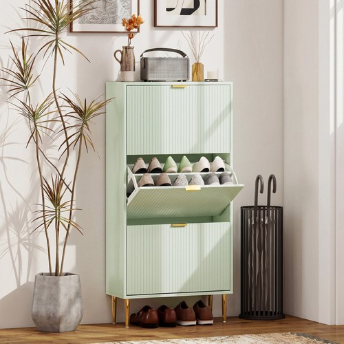 Homcom slim shoe storage - shoe,