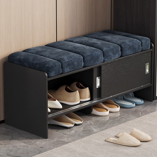 Shoe storage bench - storage, padded