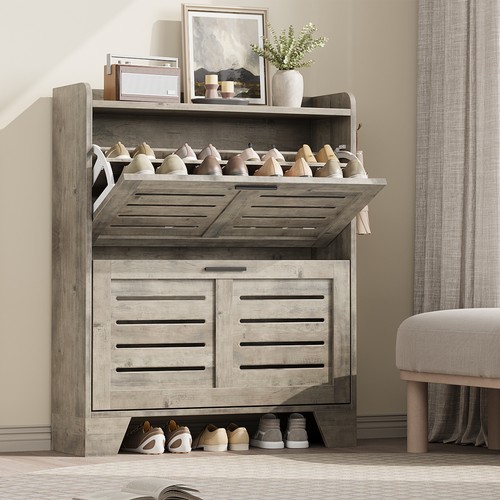 Drawer shoe cabinet with - 2,