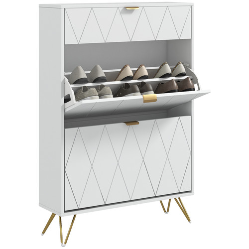 Homcom slim shoe storage - shoe,