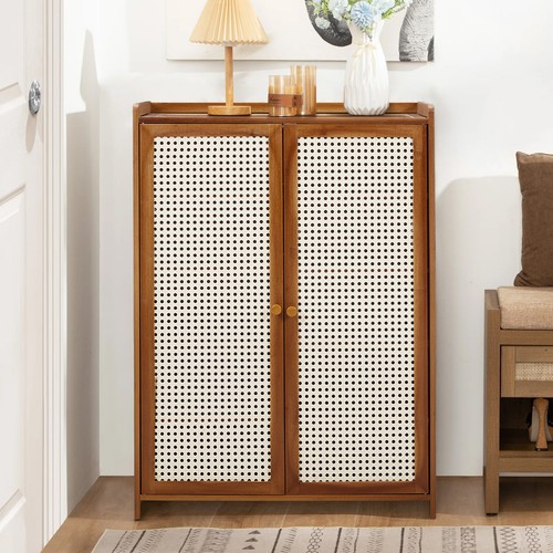 Bamboo shoe storage cabinet - storage,