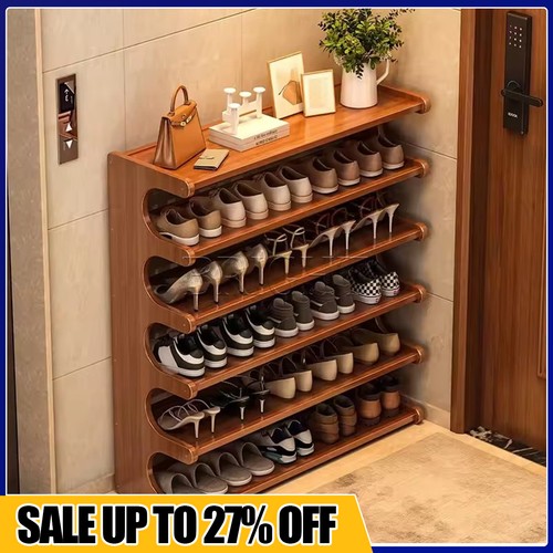Tier wooden shoe rack - 5/6,