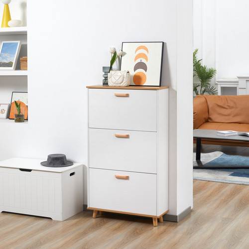 Slim shoe storage cabinet - shoe, with