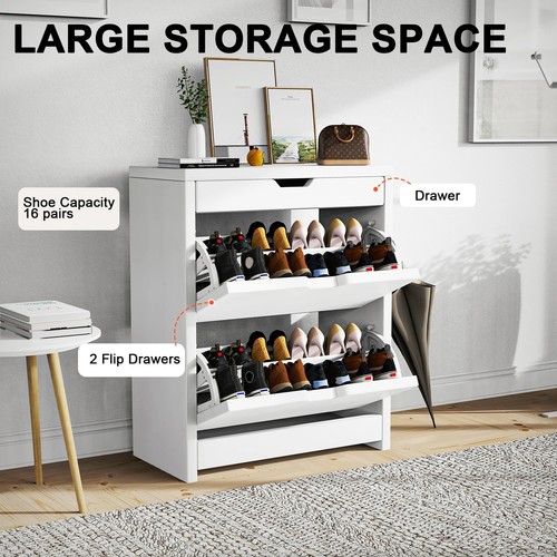 White shoe storage cabinet - shoe,