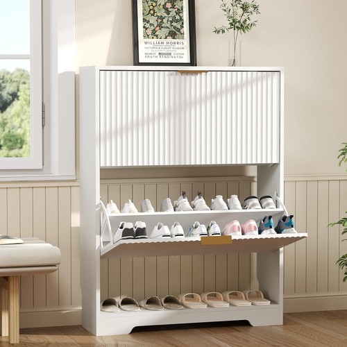 Narrow shoe storage cabinet - storage,