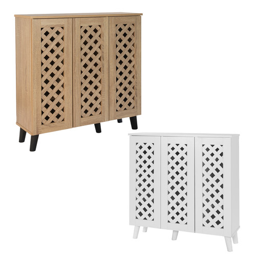 White door shoe storage - white,