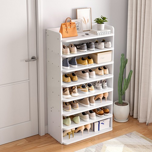 Tier wooden hallway shoe - hallway,