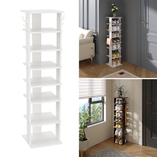 Tier vertical shoe rack - 8, tall